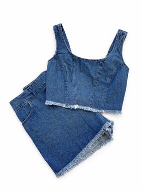 Blue Denim Set